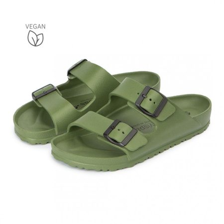 Sandalia  Unisex Bio EVA Hebillas Kaki New Coachella