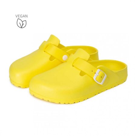 Zueco bio EVA mule amarillo Desalia