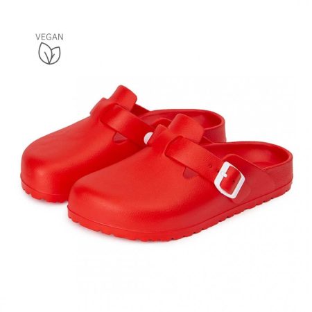 Zueco bio EVA mule rojo Desalia