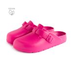 Zueco bio EVA mule fucsia Desalia