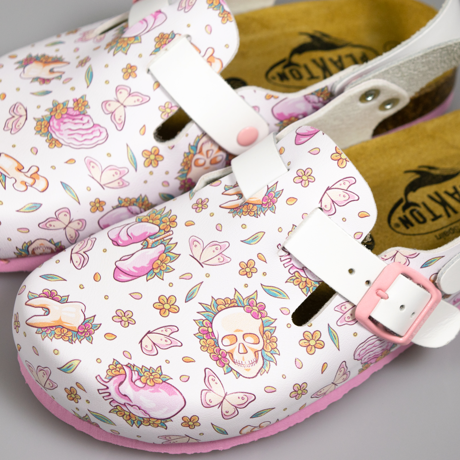 Zuecos Mujer Zuecos Divertidos Enfermera Zuecos Estampados Para