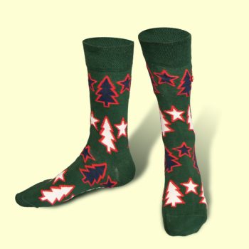 Pine Shine Unabux – Calcetines navideños divertidos y cómodos