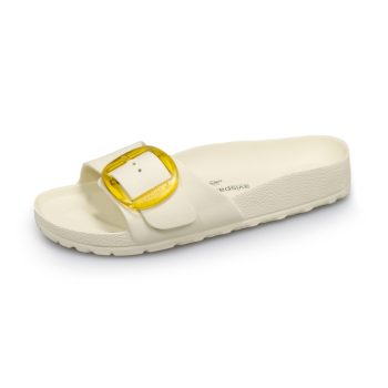 sandalia cómoda mujer milano blanco hueso