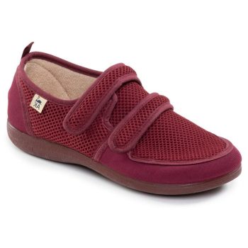 zapato comodo burdeos relax